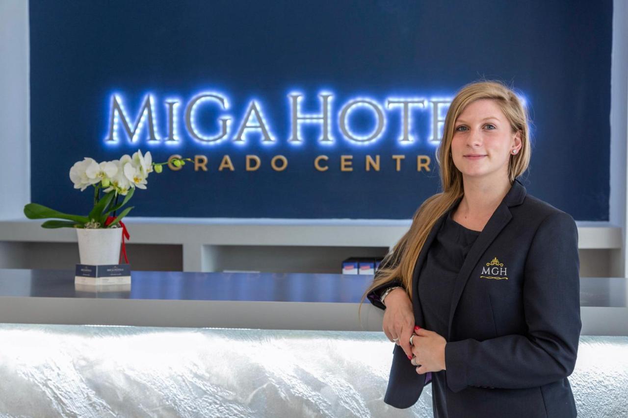 Miga Hotel Grado Centro Exteriör bild